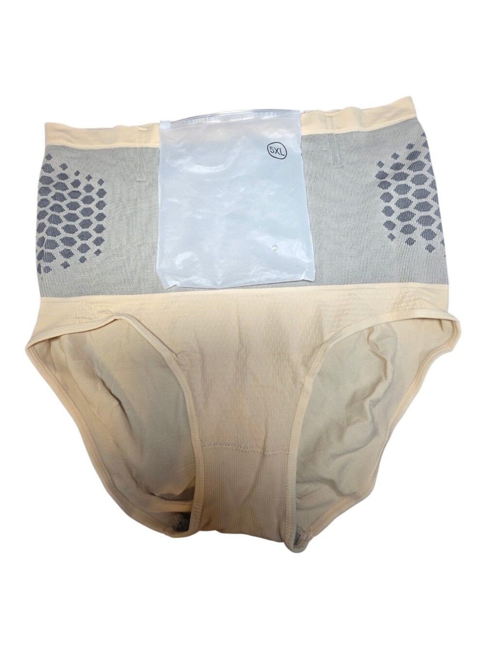 Women's 5X High Waisted Tummy Control Shapewear Briefs Seamless Plus Size 5X NIB
